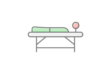 Masaj tablosu, vektör, piksel mükemmel, illüstratör dosyası