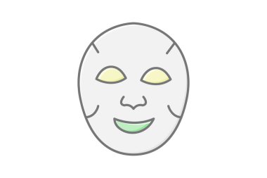 Sayfa Maskesi, vektör, piksel mükemmel, illüstratör dosyası