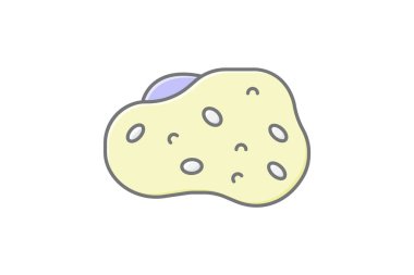 Sünger taşı, vektör, piksel mükemmel, illüstratör dosyası