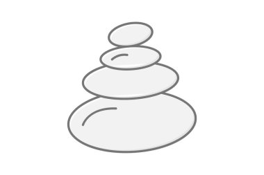 Çakıl taşı, vektör, piksel mükemmel, illüstratör dosyası