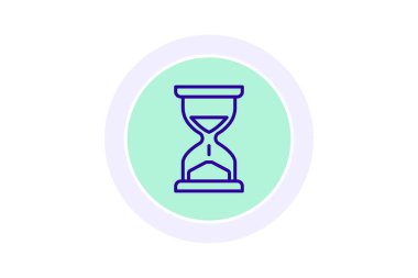 Kum Zamanlayıcı, vektör, piksel mükemmel, illüstratör dosyası