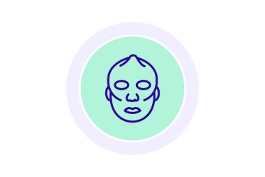 Vücut maskesi, vektör, piksel mükemmel, illüstratör dosyası