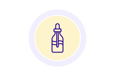 Serum şişesi, vektör, piksel mükemmel, illüstratör dosyası