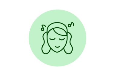 Spa Müzik, vektör, piksel mükemmel, illüstratör dosyası