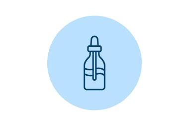 Serum şişesi, vektör, piksel mükemmel, illüstratör dosyası