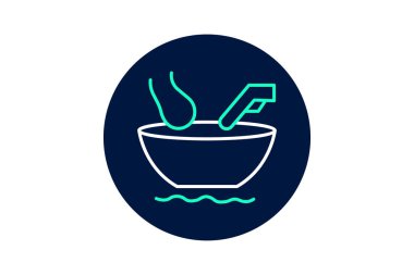 Pedikür kasesi, vektör, piksel mükemmel, illüstratör dosyası