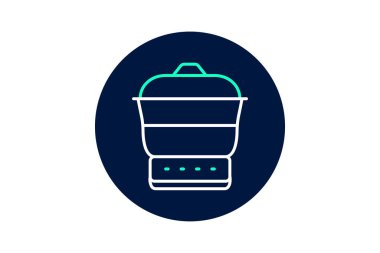 Buhar makinesi, vektör, piksel mükemmel, illüstratör dosyası