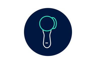 Yüz fırçası, vektör, piksel mükemmel, illüstratör dosyası