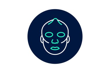 Vücut maskesi, vektör, piksel mükemmel, illüstratör dosyası