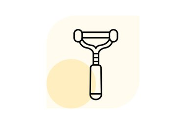 Yüz silindiri, vektör, piksel mükemmel, resimleyici dosyası