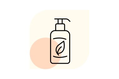 Vücut losyonu, vektör, piksel mükemmel, illüstratör dosyası