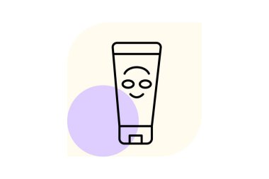 Yüz fırçası, vektör, piksel mükemmel, illüstratör dosyası