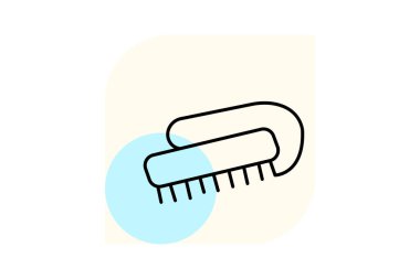 Tırnak fırçası, vektör, piksel mükemmel, illüstratör dosyası