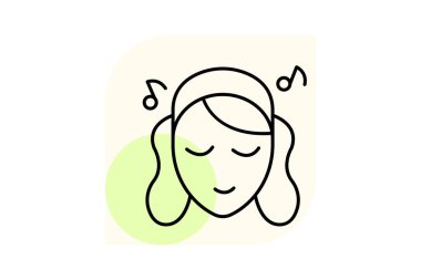 Spa Müzik, vektör, piksel mükemmel, illüstratör dosyası