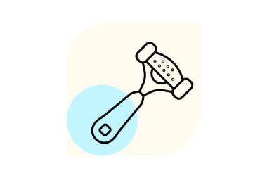 Deri silindiri, vektör, piksel mükemmel, illüstratör dosyası