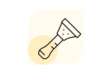 Deri Kazıyıcı, vektör, piksel mükemmel, illüstratör dosyası