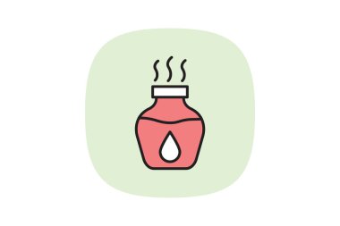 Kokulu yağ, vektör, piksel mükemmel, illüstratör dosyası