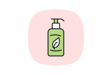 Vücut losyonu, vektör, piksel mükemmel, illüstratör dosyası