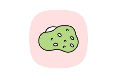 Sünger taşı, vektör, piksel mükemmel, illüstratör dosyası