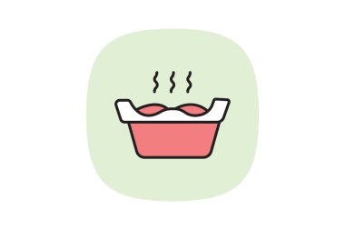 Jakuzi, vektör, piksel mükemmel, çizer dosyası