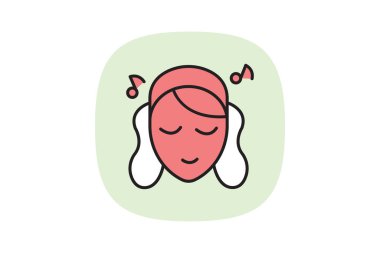 Spa Müzik, vektör, piksel mükemmel, illüstratör dosyası