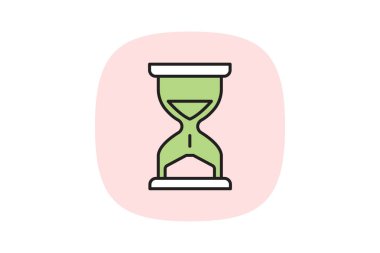 Kum Zamanlayıcı, vektör, piksel mükemmel, illüstratör dosyası