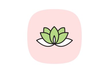 Lotus Çiçeği, vektör, piksel mükemmel, illüstratör dosyası