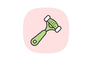 Deri silindiri, vektör, piksel mükemmel, illüstratör dosyası