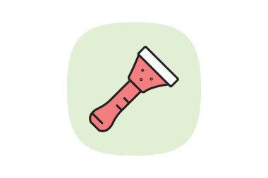 Deri Kazıyıcı, vektör, piksel mükemmel, illüstratör dosyası