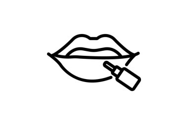 Lip Plumper, vektör, piksel mükemmel, illüstratör dosyası