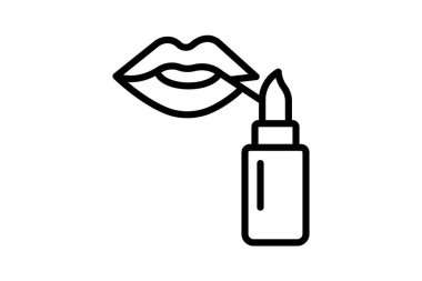 Dudak lekesi, vektör, piksel mükemmel, illüstratör dosyası