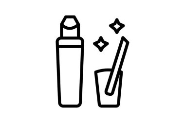 Dudak parlatıcısı, vektör, piksel mükemmel, illüstratör dosyası