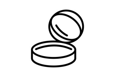 Şeffaf Toz, vektör, piksel mükemmel, illüstratör dosyası