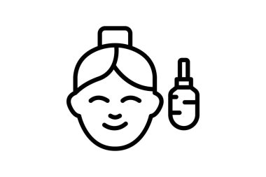 Face Serum, vektör, piksel mükemmel, illüstratör dosyası