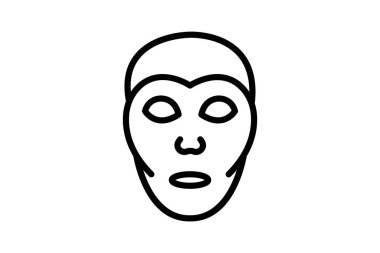 Kil Maske, vektör, piksel mükemmel, illüstratör dosyası