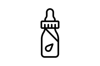 Dropper Bottle, vector, pixel perfect, illustrator file