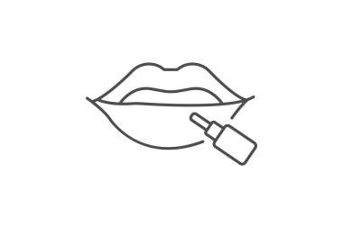 Lip Plumper, vektör, piksel mükemmel, illüstratör dosyası
