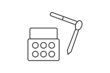 Kaş kiti, vektör, piksel mükemmel, illüstratör dosyası