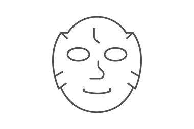 Sayfa Maskesi, vektör, piksel mükemmel, illüstratör dosyası