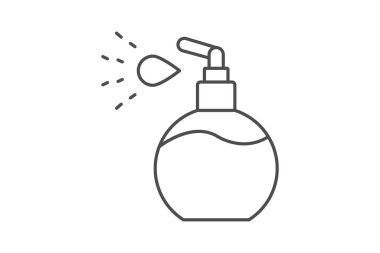 Parfüm spreyi, vektör, piksel mükemmel, illüstratör dosyası