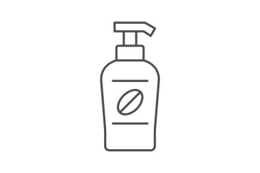 Vücut losyonu, vektör, piksel mükemmel, illüstratör dosyası