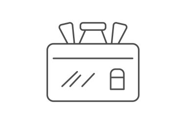 Makyaj Kutusu, vektör, piksel mükemmel, illüstratör dosyası