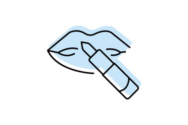 Lip kalem, vektör, piksel mükemmel, illüstratör dosyası