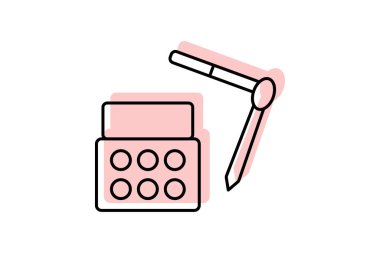 Kaş kiti, vektör, piksel mükemmel, illüstratör dosyası