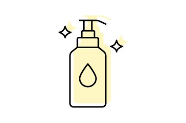 Jel Temizleyici, vektör, piksel mükemmel, illüstratör dosyası