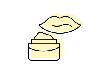 Dudak fırçası, vektör, piksel mükemmel, illüstratör dosyası