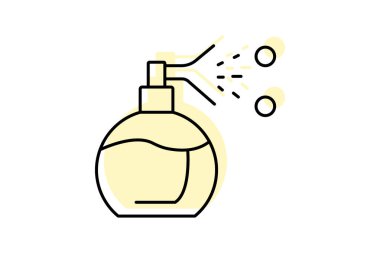 Parfüm, vektör, piksel mükemmel, çizer dosyası