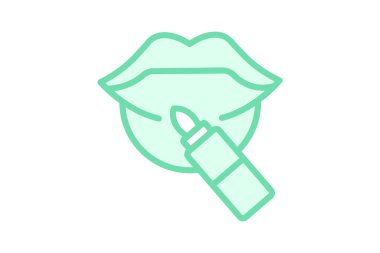 Dudak boyası, vektör, piksel mükemmel, illüstratör dosyası