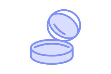 Şeffaf Toz, vektör, piksel mükemmel, illüstratör dosyası