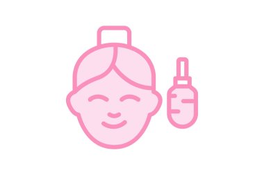 Face Serum, vektör, piksel mükemmel, illüstratör dosyası